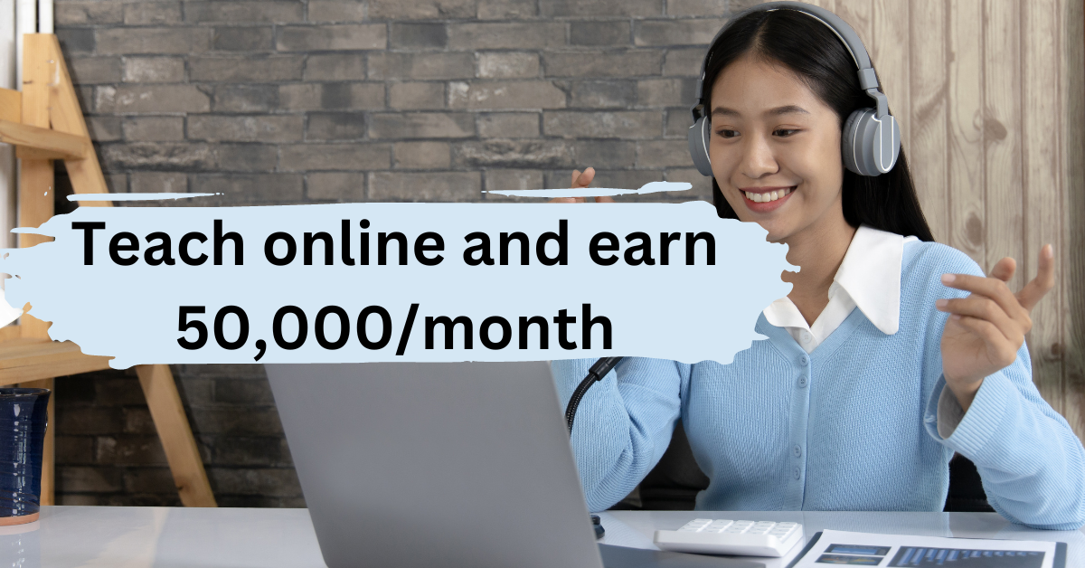 earn money by teaching online