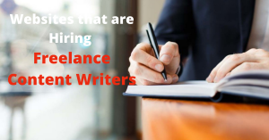 Websites Hiring Freelance Content Writers