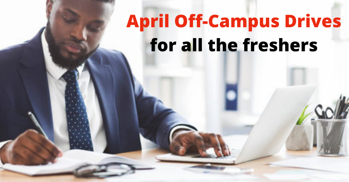 April Off-Campus Drives