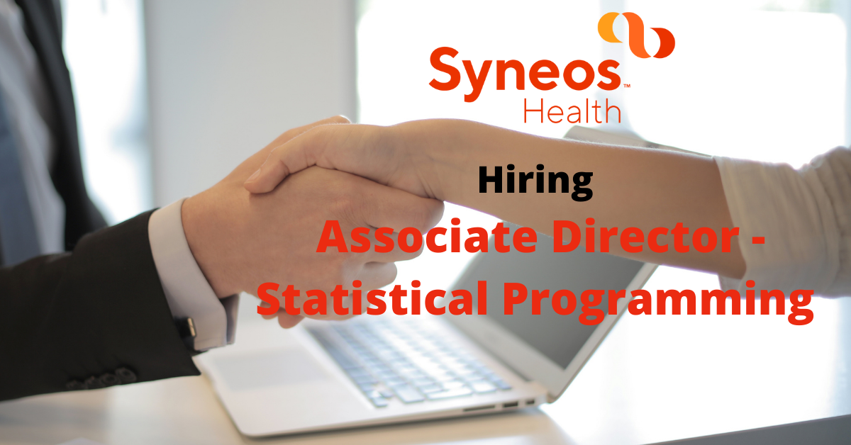 Syneos Health Hiring Associate Director - Statistical Programming