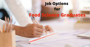 Job Options for Food Science Graduates