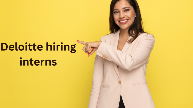 Deloitte recruitment 2024 | Freshers Apply now