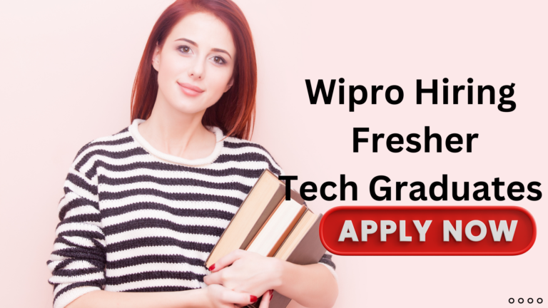 Wipro Hiring Fresher Engineers| APPLY NOW